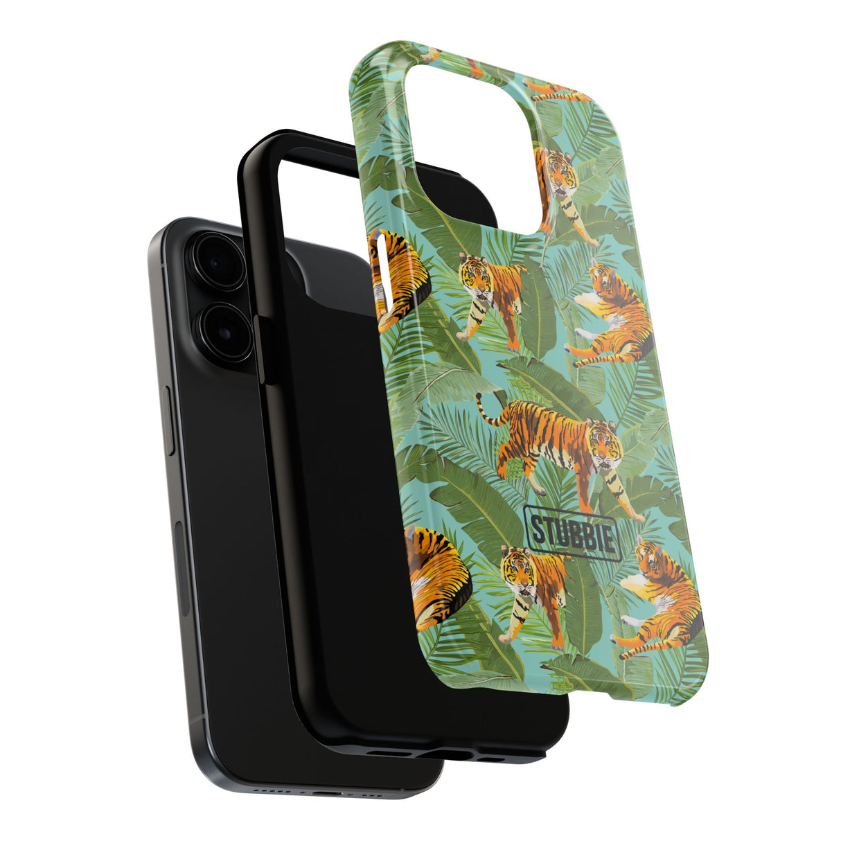 STUBBIE Phone Case for Apple iPhone - Jungle Tiger Stubbie
