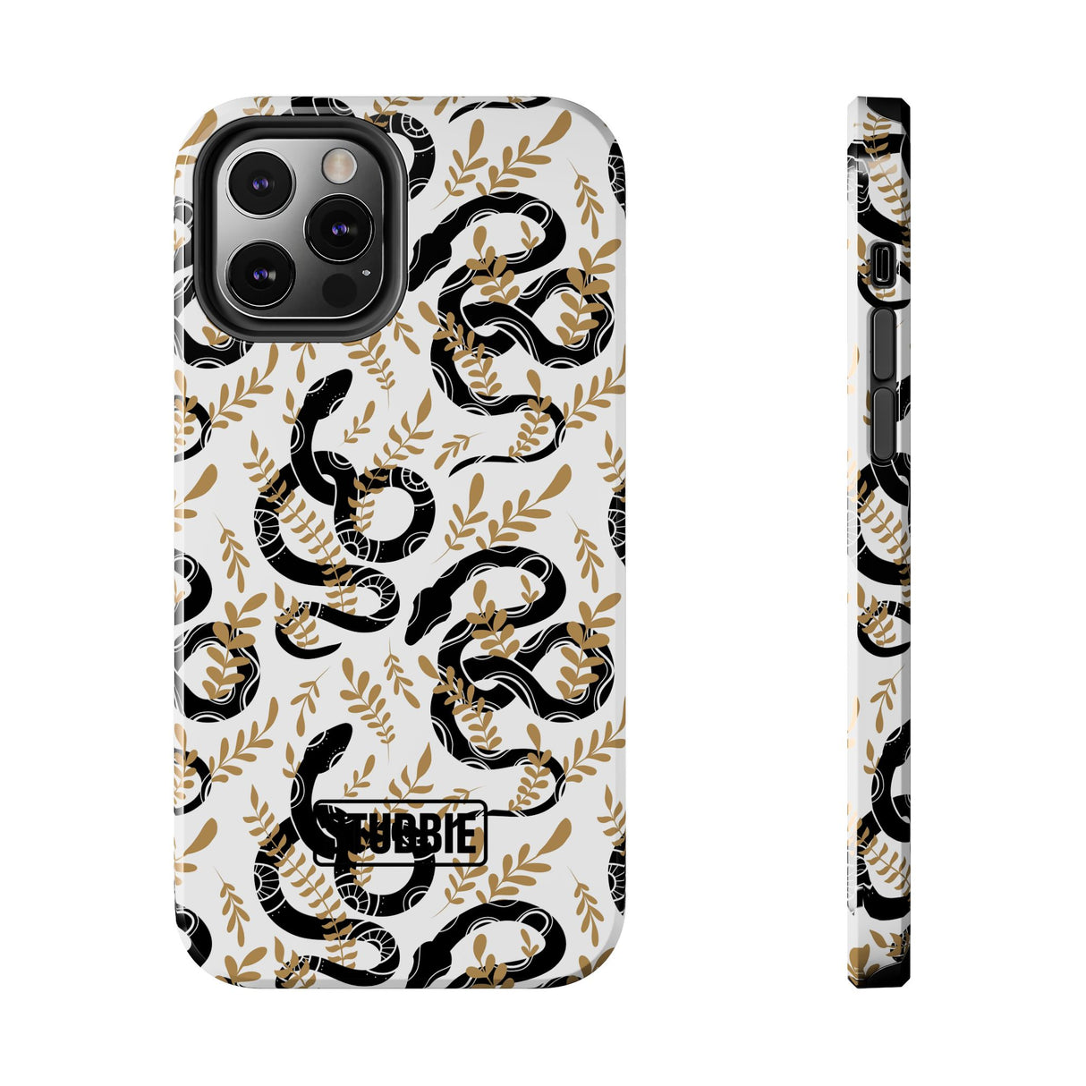 STUBBIE Phone Case for Apple iPhone - Black Snake Phone Case