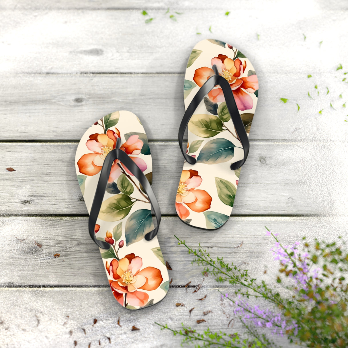 STUBBIE Flip Flops - Flower Power STUBBIE