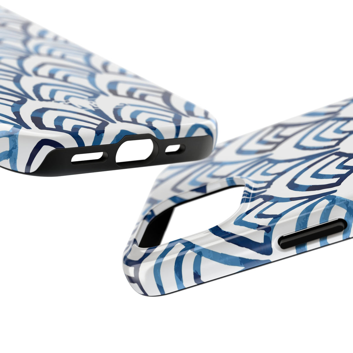 STUBBIE Phone Case for Apple iPhone - Blue Art Deco Phone Case