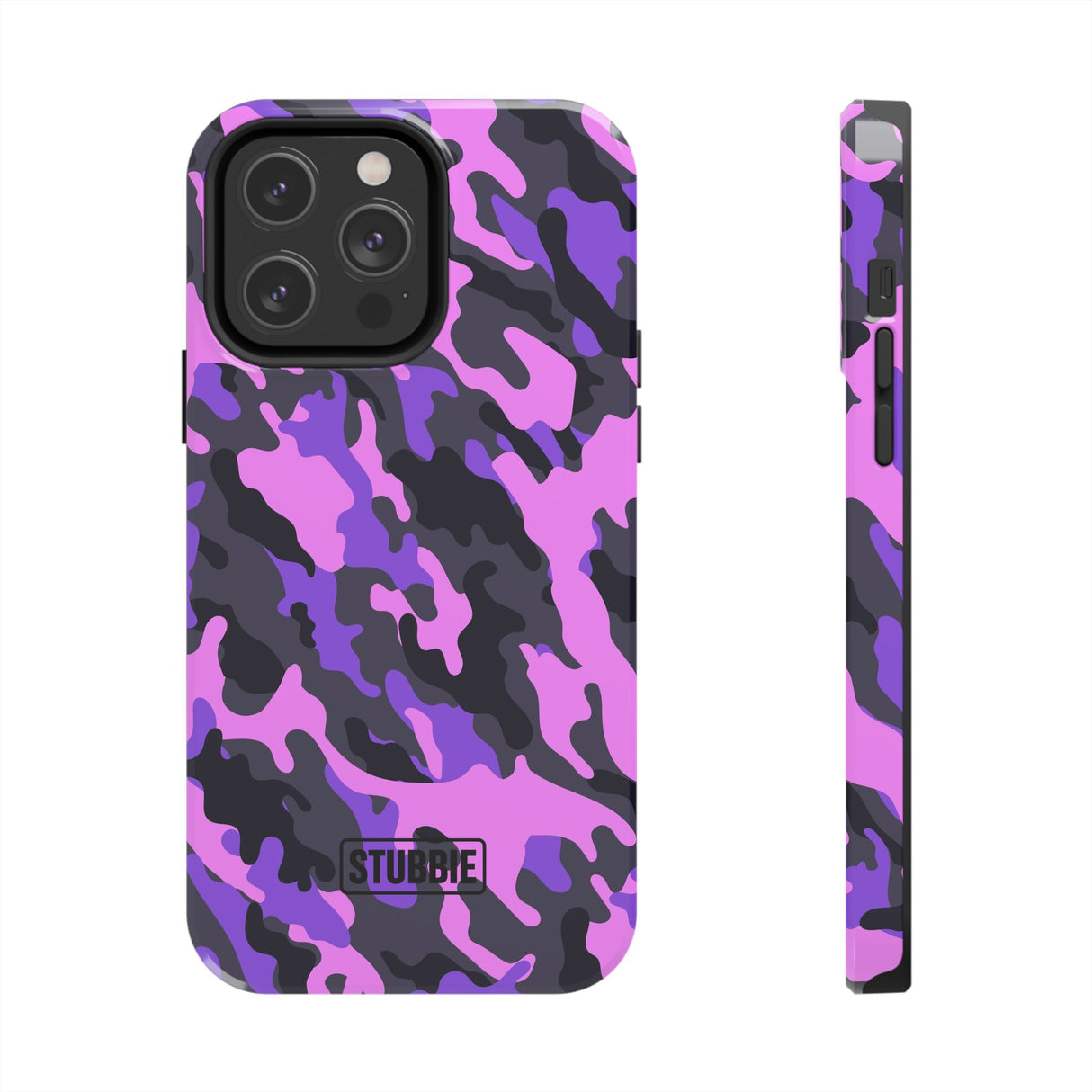 STUBBIE Phone Case for Apple iPhone - Pink Camo Phone Case