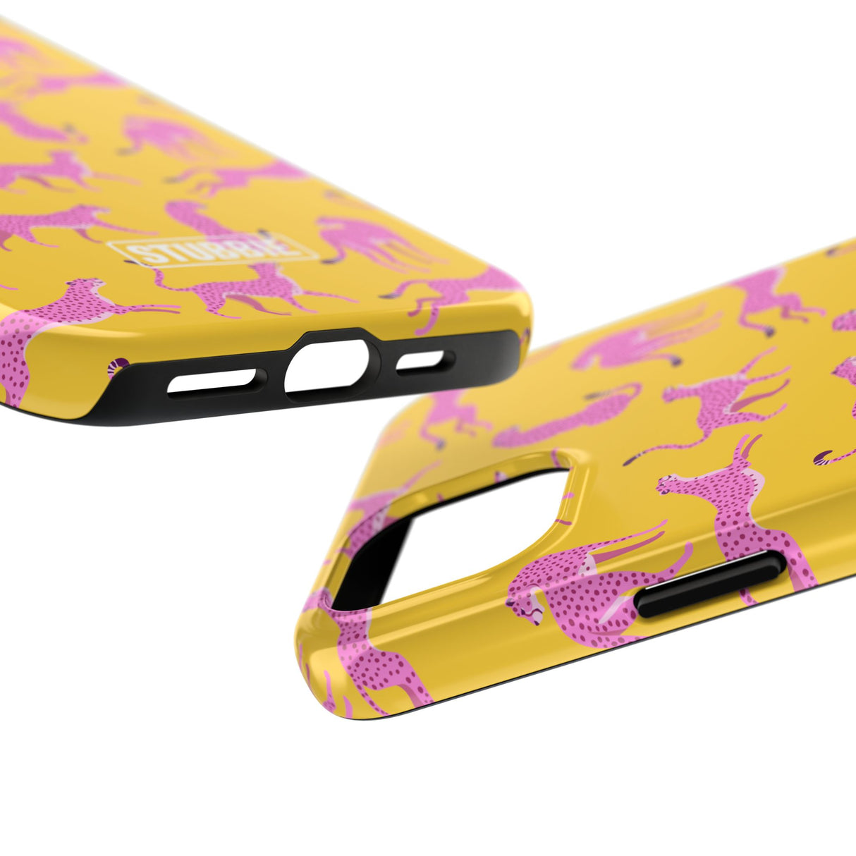 STUBBIE Phone Case for Apple iPhone - Pink Cheetah Phone Case