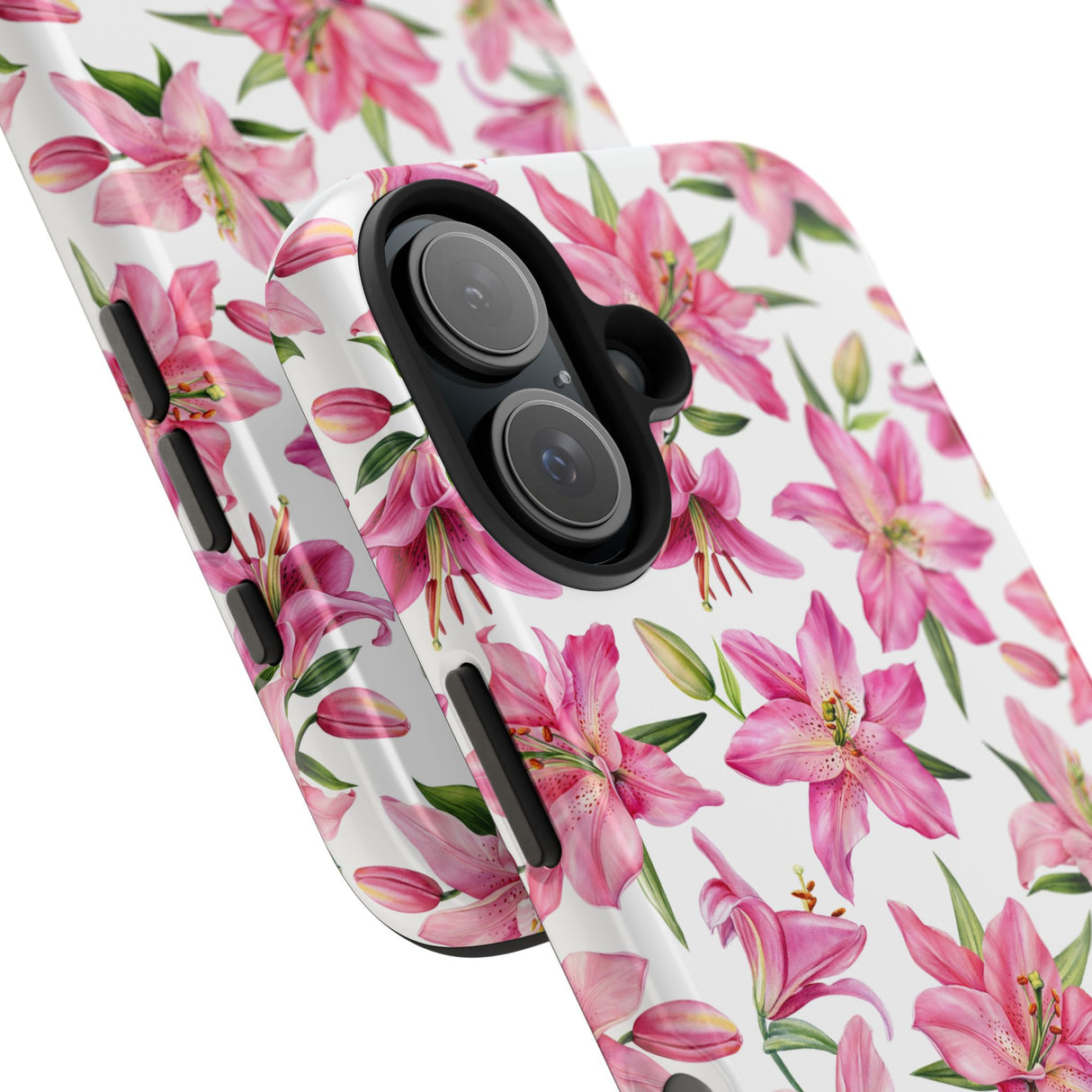 STUBBIE Phone Case for Apple iPhone - Pink Lily Flower Phone Case