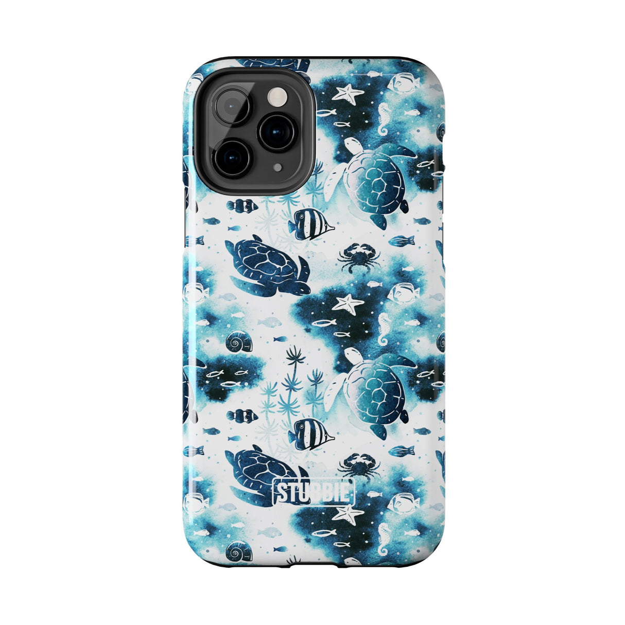 STUBBIE Phone Case for Apple iPhone - Fish And Turtle Phone Case