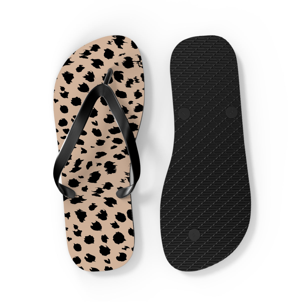 Cheetah Print Flip Flops