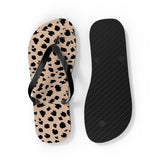 Cheetah Print Flip Flops