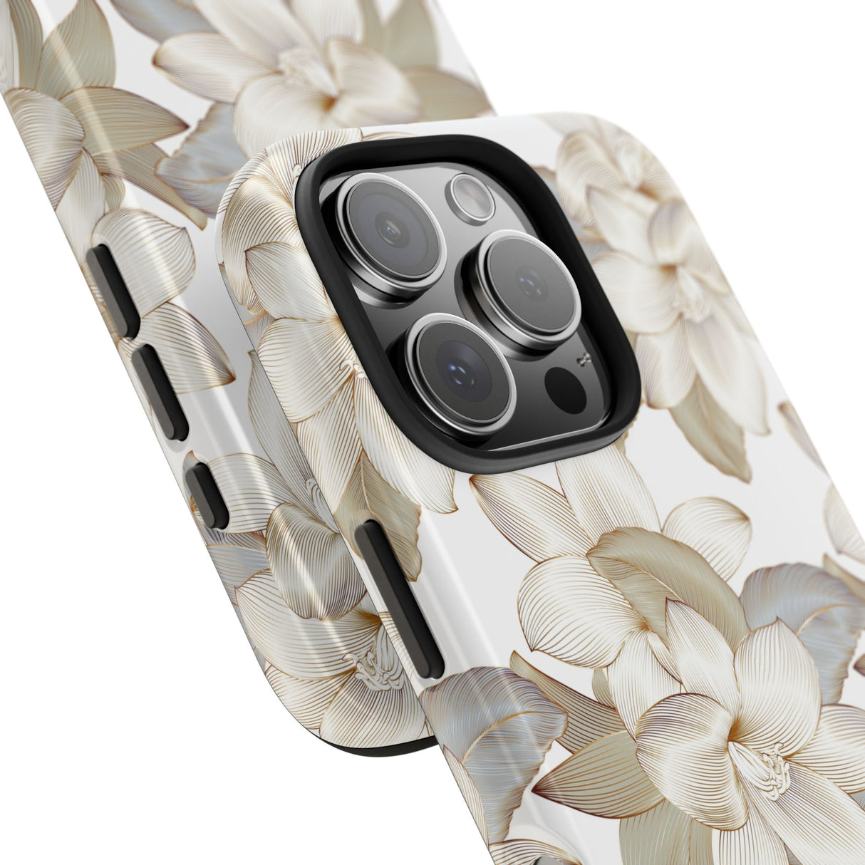 STUBBIE Phone Case for Apple iPhone - White Flowers Phone Case