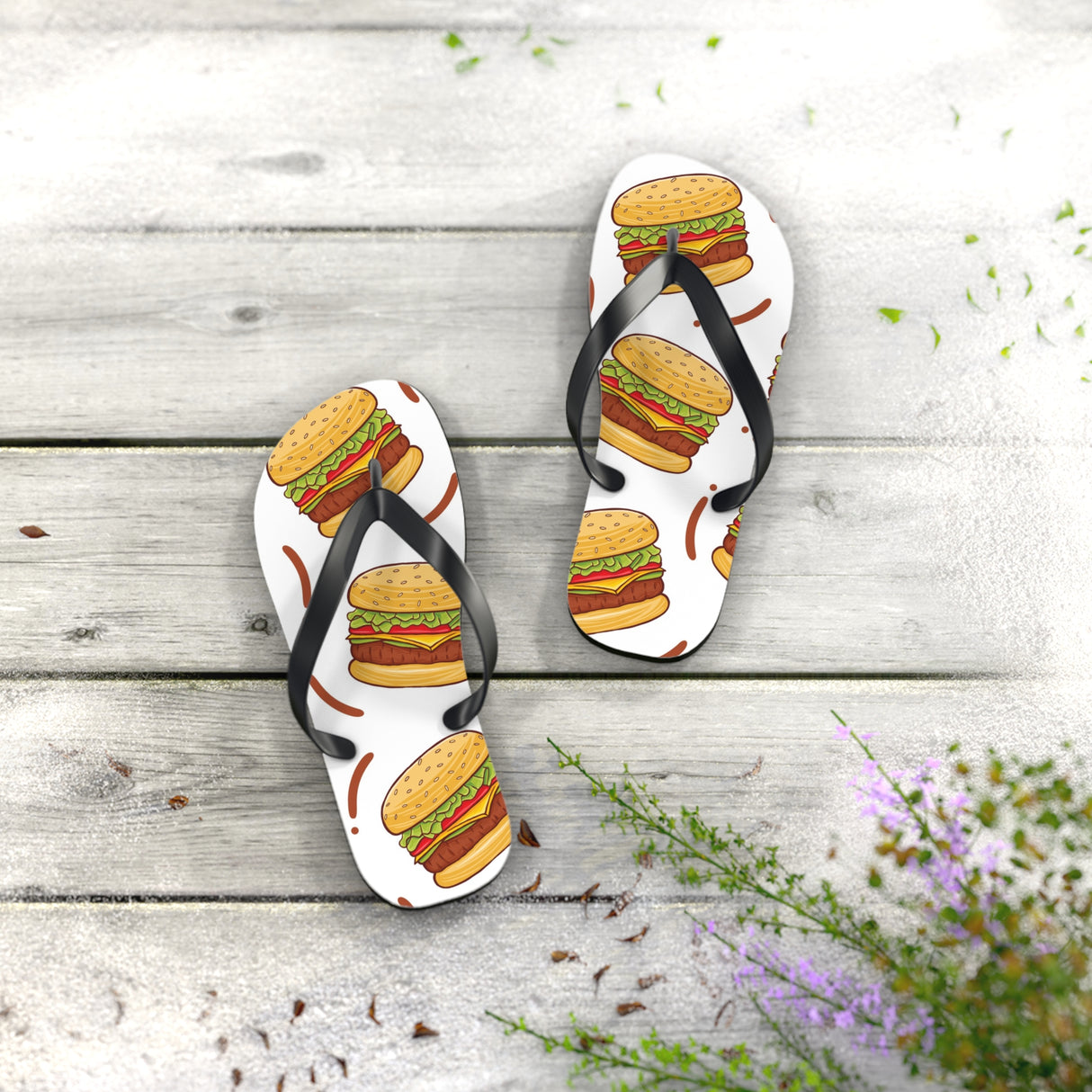 STUBBIE Flip Flops - Burger STUBBIE