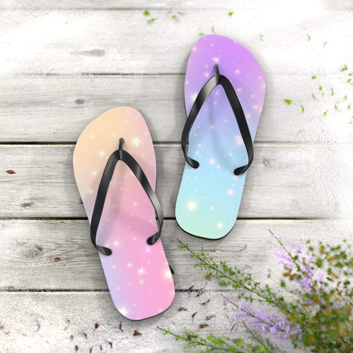 Sparkle Flip Flops