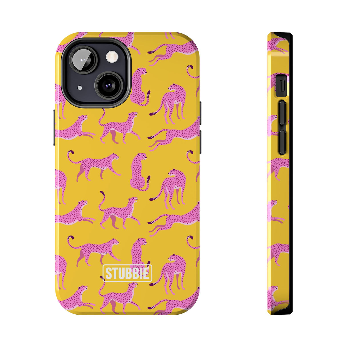 STUBBIE Phone Case for Apple iPhone - Pink Cheetah Phone Case