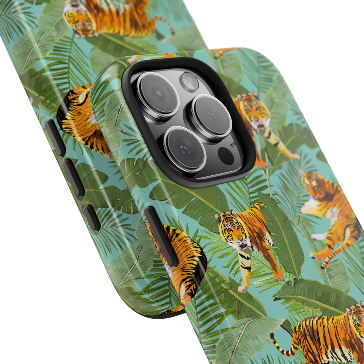 STUBBIE Phone Case for Apple iPhone - Jungle Tiger Stubbie