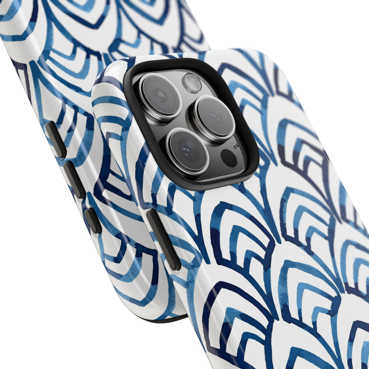 STUBBIE Phone Case for Apple iPhone - Blue Art Deco Phone Case