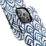 STUBBIE Phone Case for Apple iPhone - Blue Art Deco Phone Case