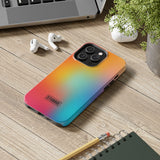 STUBBIE Phone Case for Apple iPhone - Rainbow Blue Stubbie