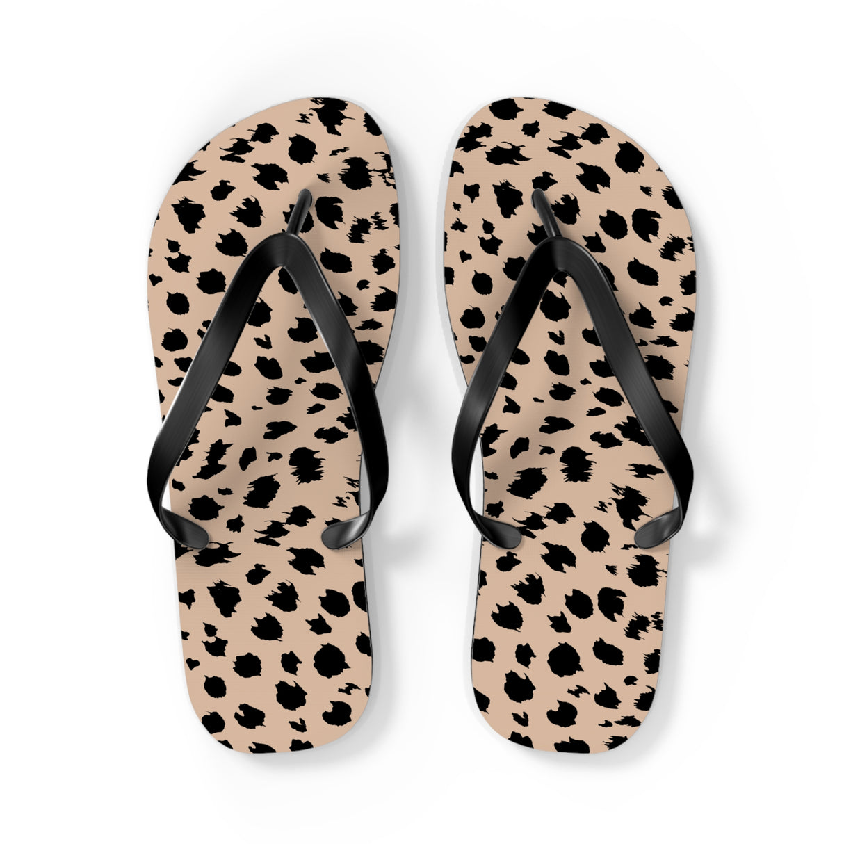 Cheetah Print Flip Flops