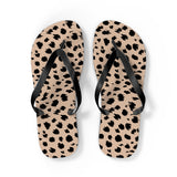 Cheetah Print Flip Flops