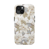 STUBBIE Phone Case for Apple iPhone - White Flowers Phone Case
