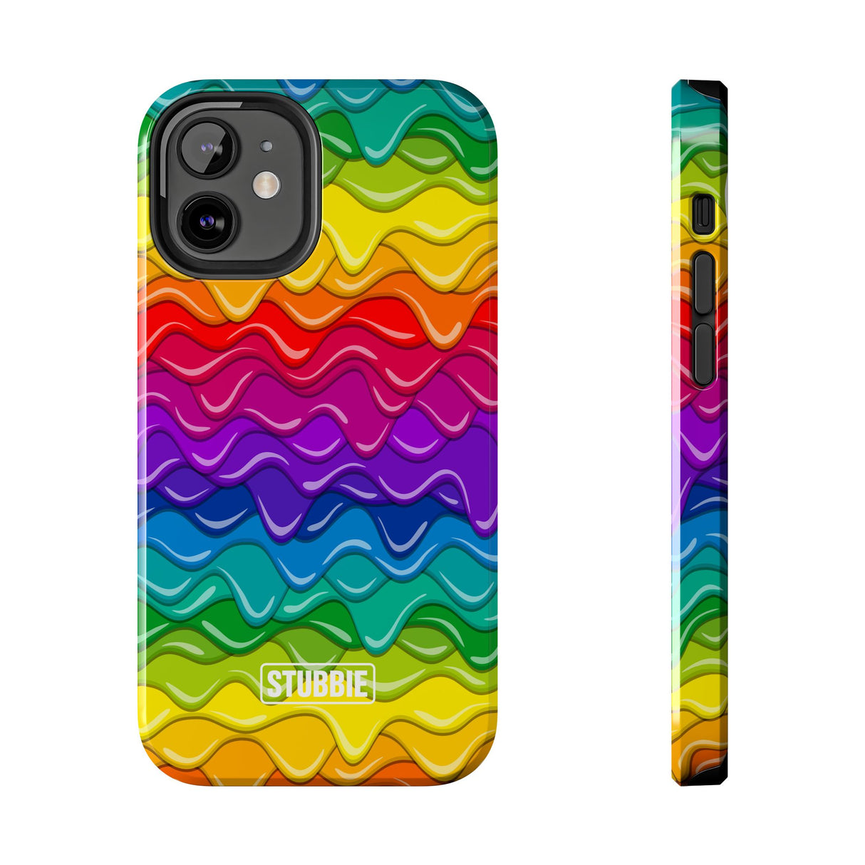 STUBBIE Phone Case for Apple iPhone - Rainbow Cake Phone Case