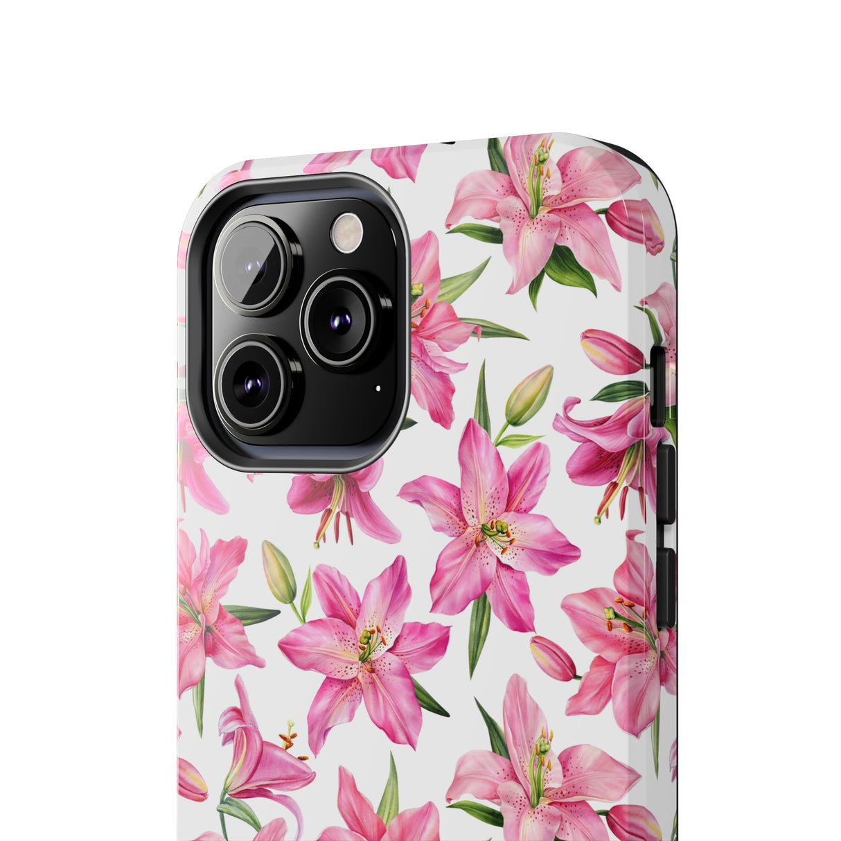 STUBBIE Phone Case for Apple iPhone - Pink Lily Flower Phone Case