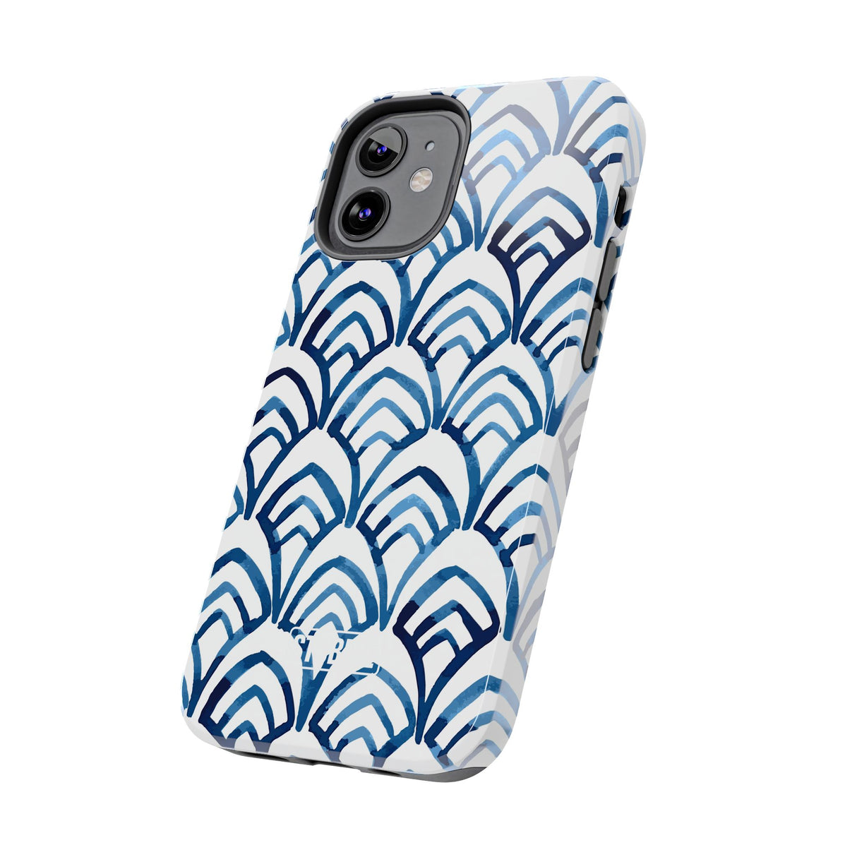 STUBBIE Phone Case for Apple iPhone - Blue Art Deco Phone Case