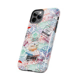 STUBBIE Phone Case for Apple iPhone - Travel Stamp Stubbie