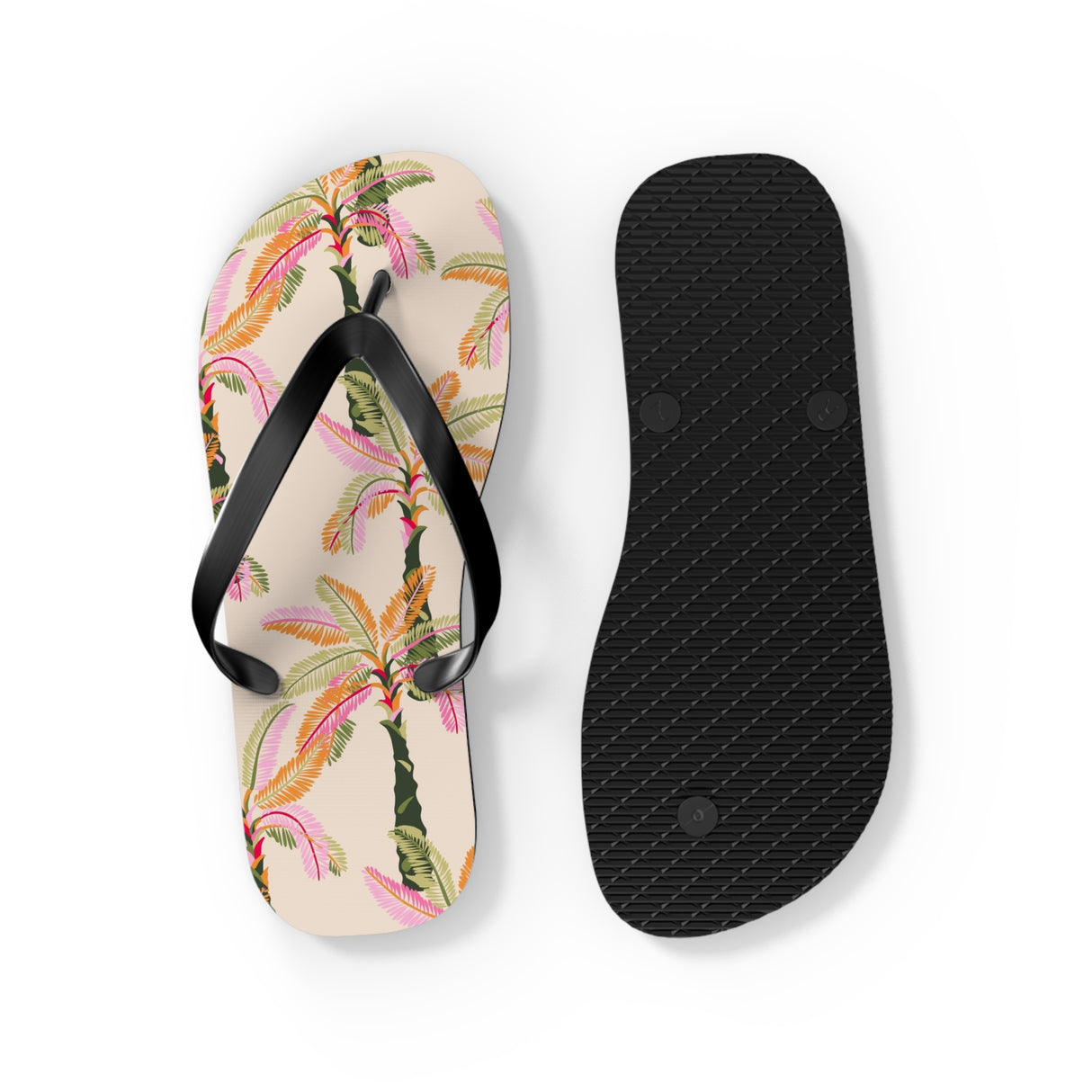 STUBBIE Flip Flops - Pink Palm Tree STUBBIE