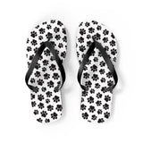 Paw Print Flip Flops