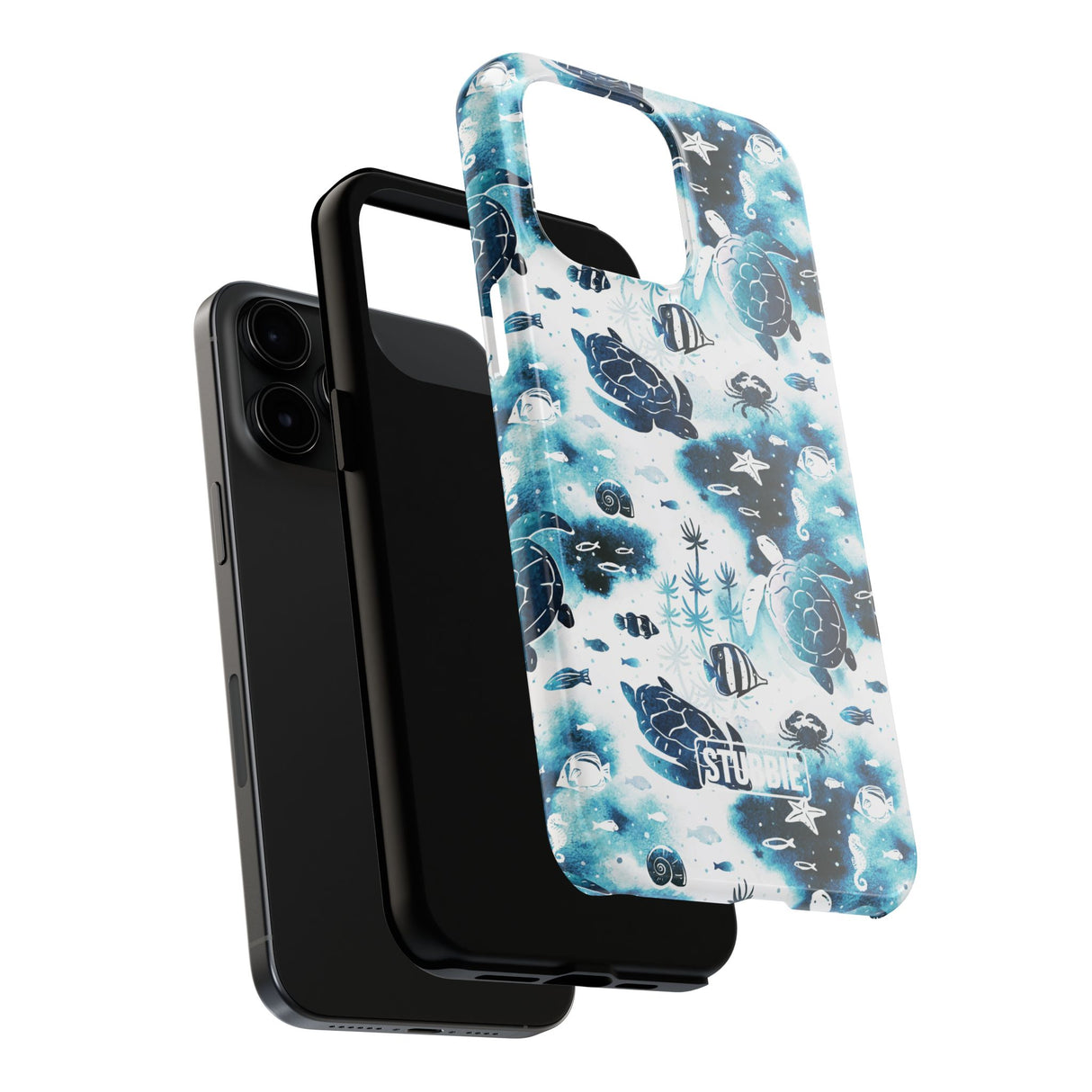 STUBBIE Phone Case for Apple iPhone - Fish And Turtle Phone Case