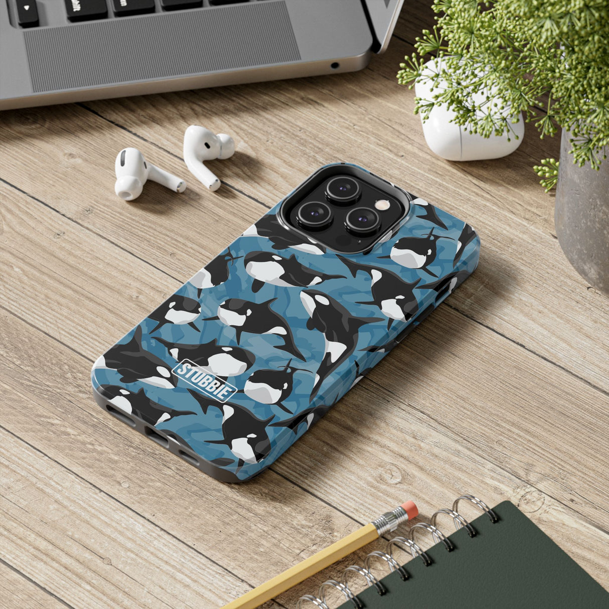 STUBBIE Phone Case for Apple iPhone - Killer Whale Phone Case