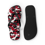 Red Camo Flip Flops