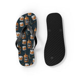 Cognac Flip Flops