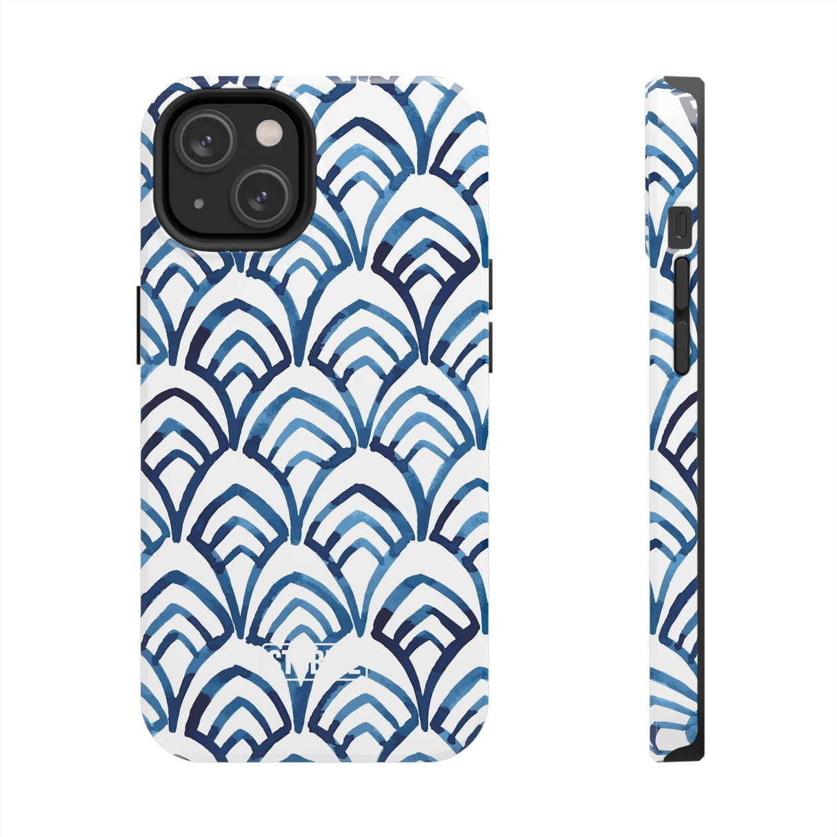 STUBBIE Phone Case for Apple iPhone - Blue Art Deco Phone Case