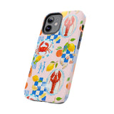 STUBBIE Phone Case for Apple iPhone - Italian Summer Seafood Stubbie