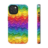 STUBBIE Phone Case for Apple iPhone - Rainbow Cake Phone Case