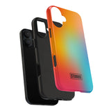 STUBBIE Phone Case for Apple iPhone - Rainbow Blue Stubbie