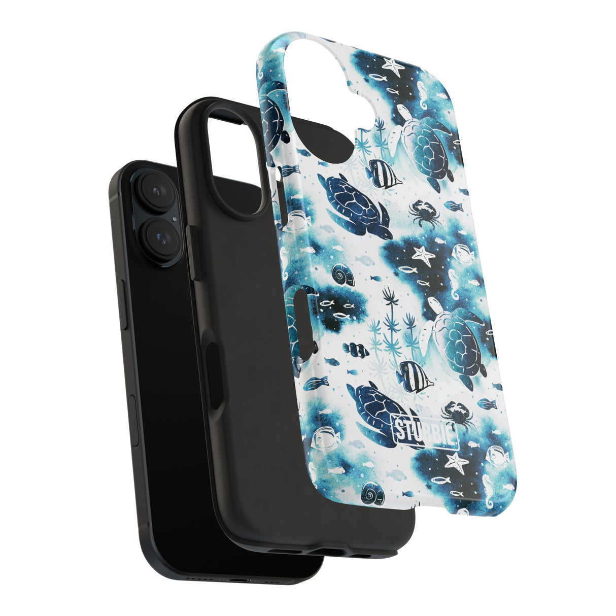 STUBBIE Phone Case for Apple iPhone - Fish And Turtle Phone Case