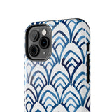 STUBBIE Phone Case for Apple iPhone - Blue Art Deco Phone Case