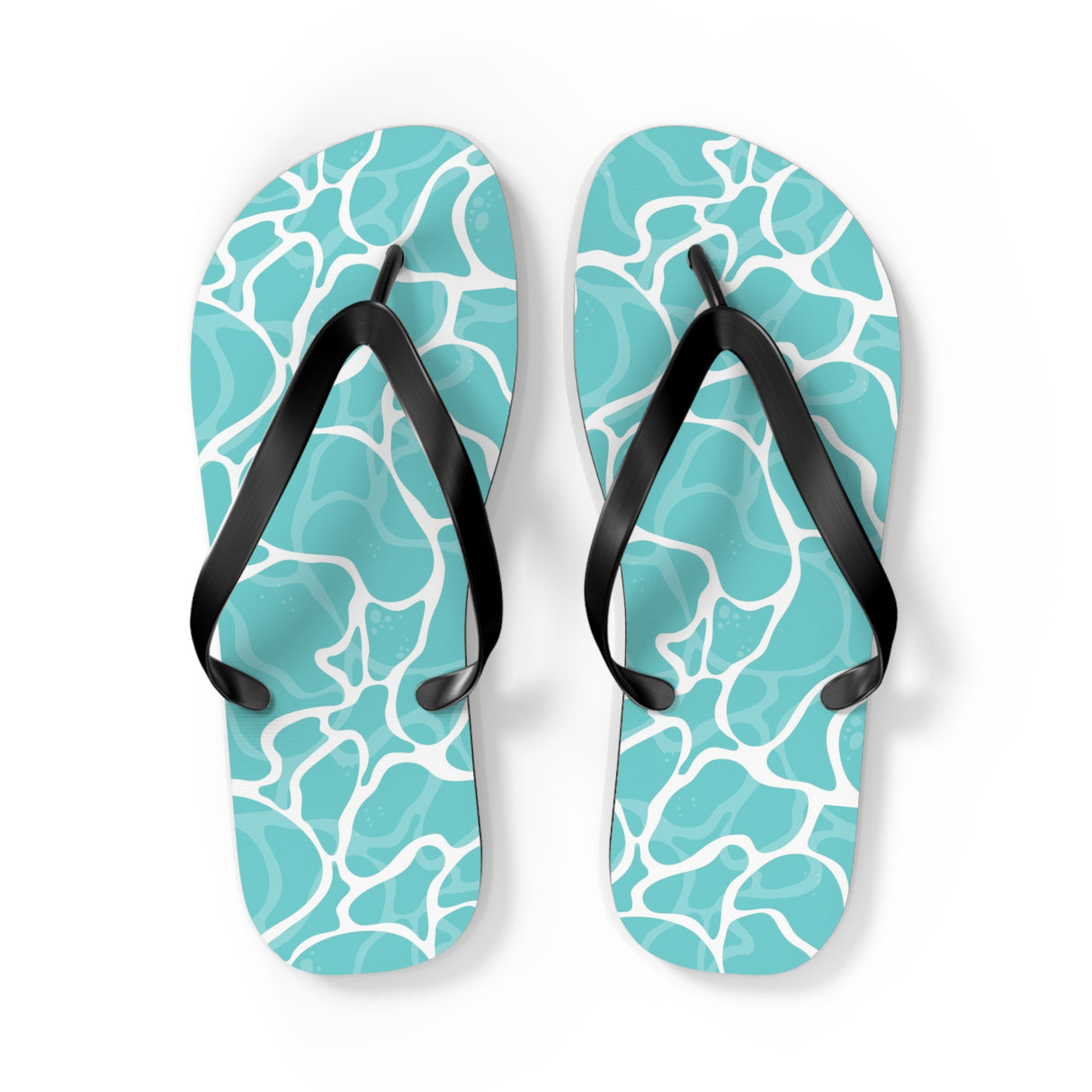 Aqua Flip Flops