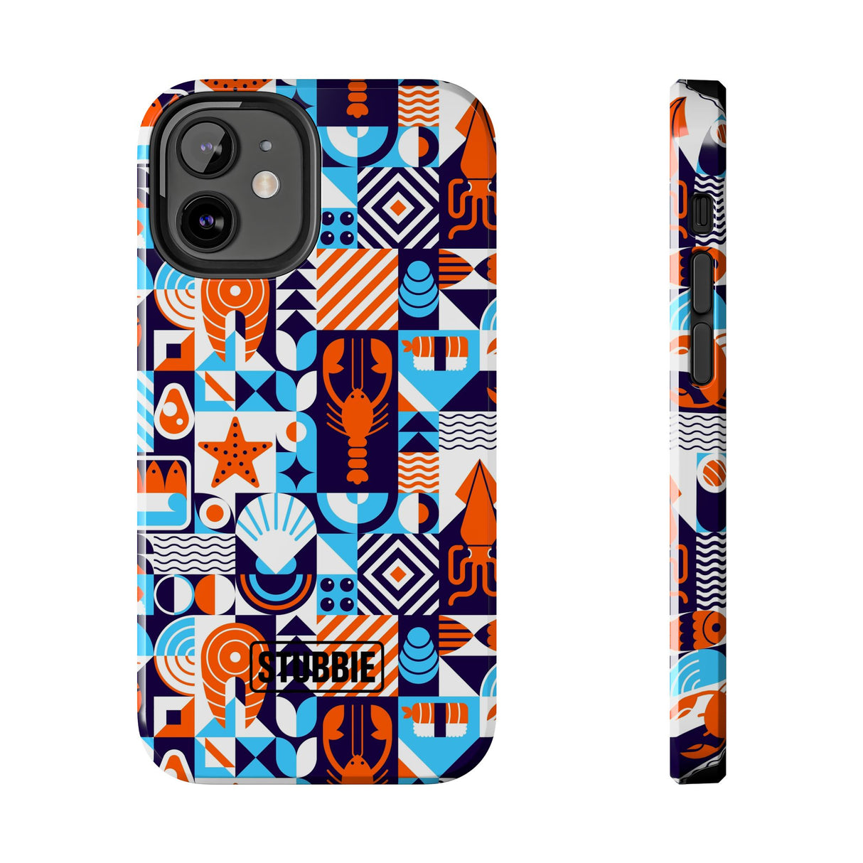 STUBBIE Phone Case for Apple iPhone - Something Fishy Stubbie