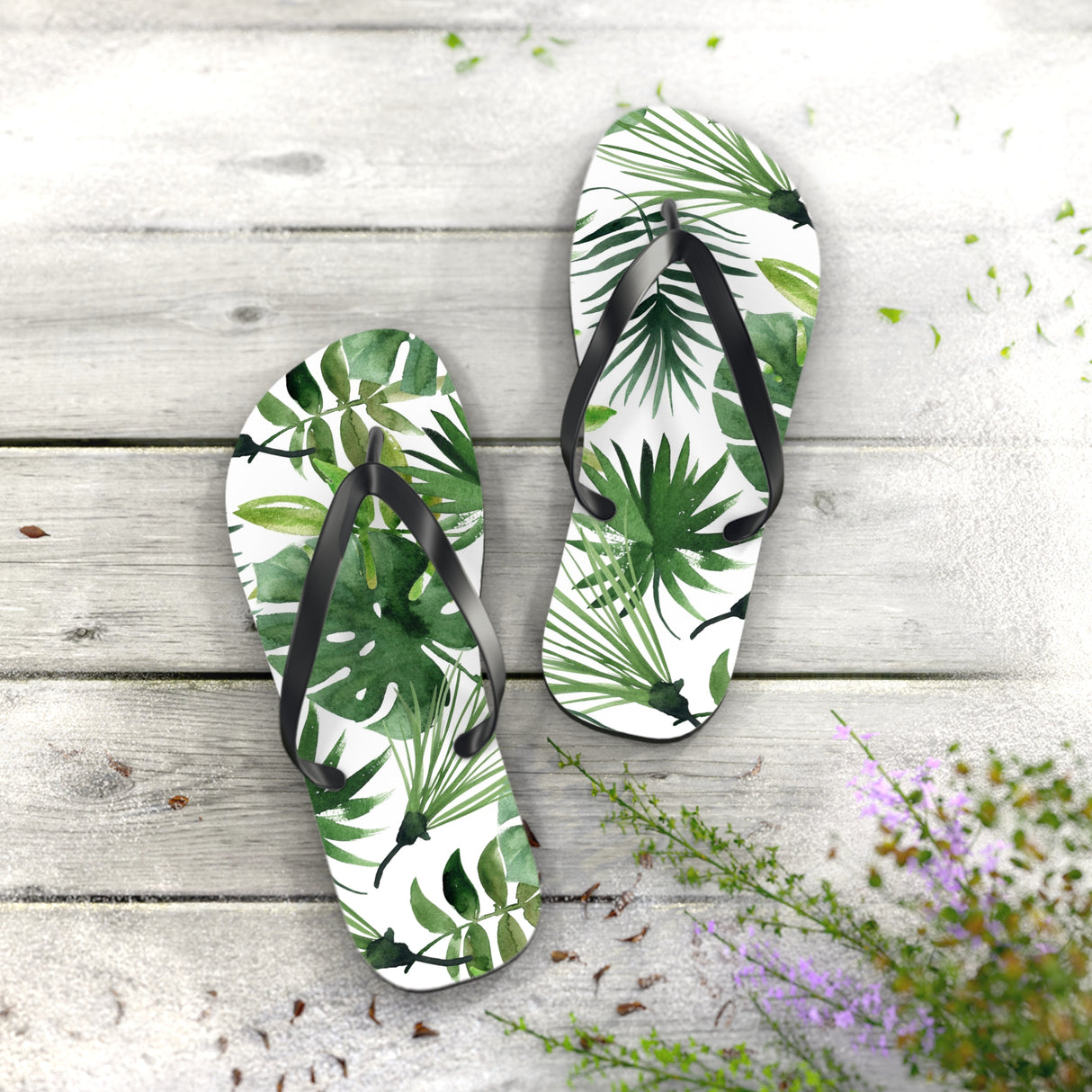 STUBBIE Flip Flops - Leaf Me Alone STUBBIE