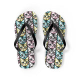 Cute Kitten Flip Flops