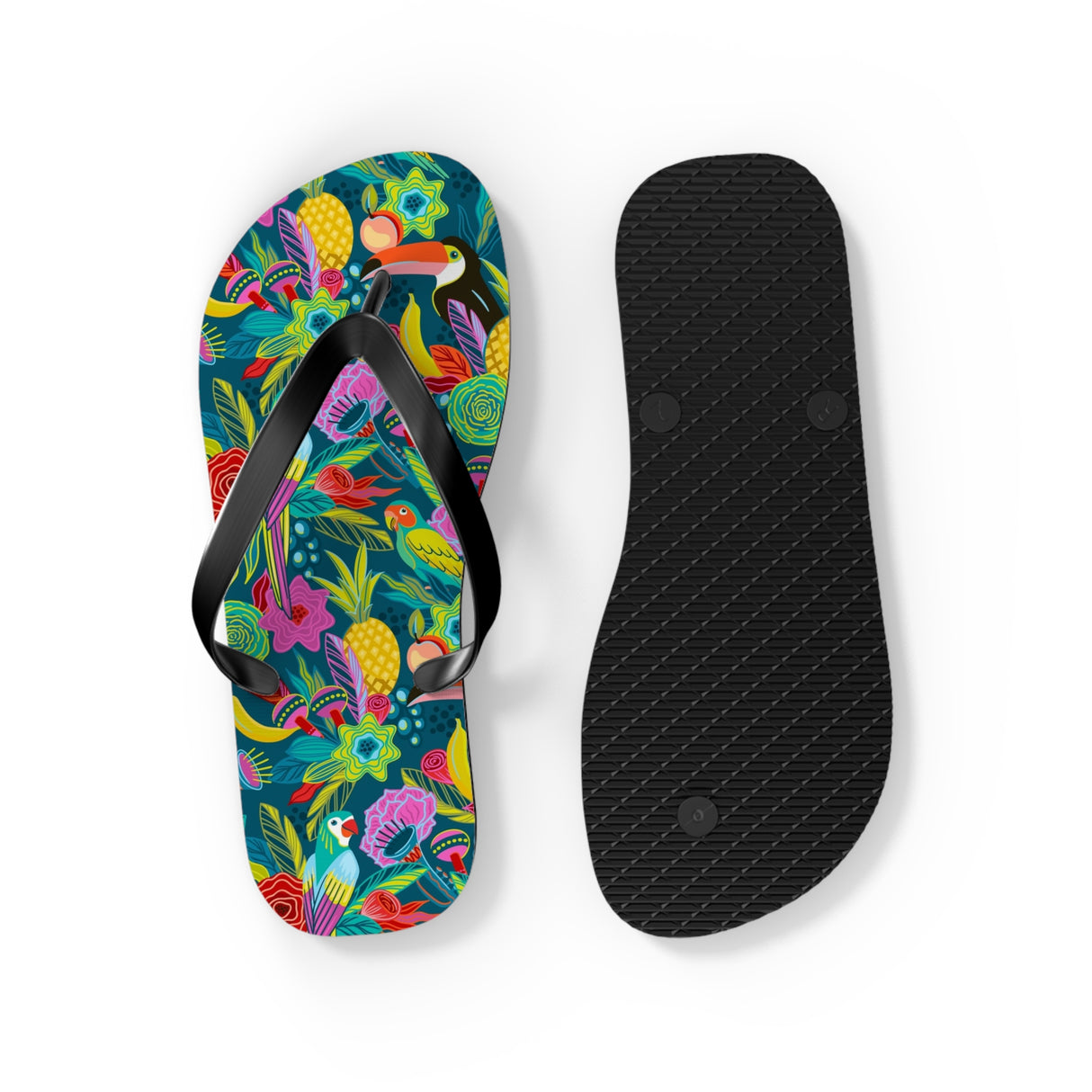 STUBBIE Flip Flops - Hiding Jungle Birds STUBBIE