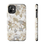 STUBBIE Phone Case for Apple iPhone - White Flowers Phone Case
