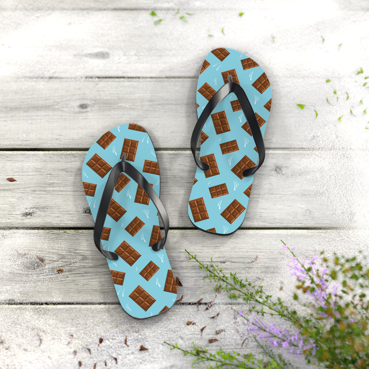 Chocolate Flip Flops