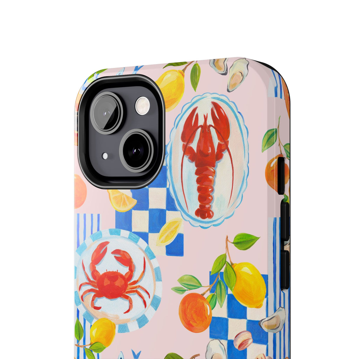 STUBBIE Phone Case for Apple iPhone - Italian Summer Seafood Stubbie