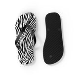Zebra Flip Flops
