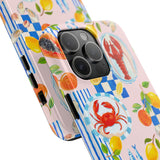 STUBBIE Phone Case for Apple iPhone - Italian Summer Seafood Stubbie