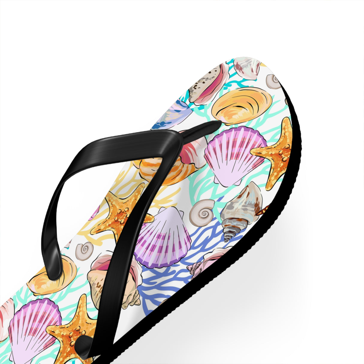 Flip Flops With Seashells