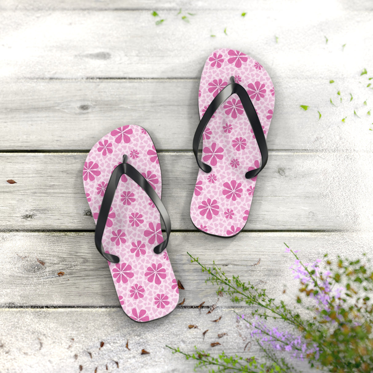 Cute Pink Flip Flops
