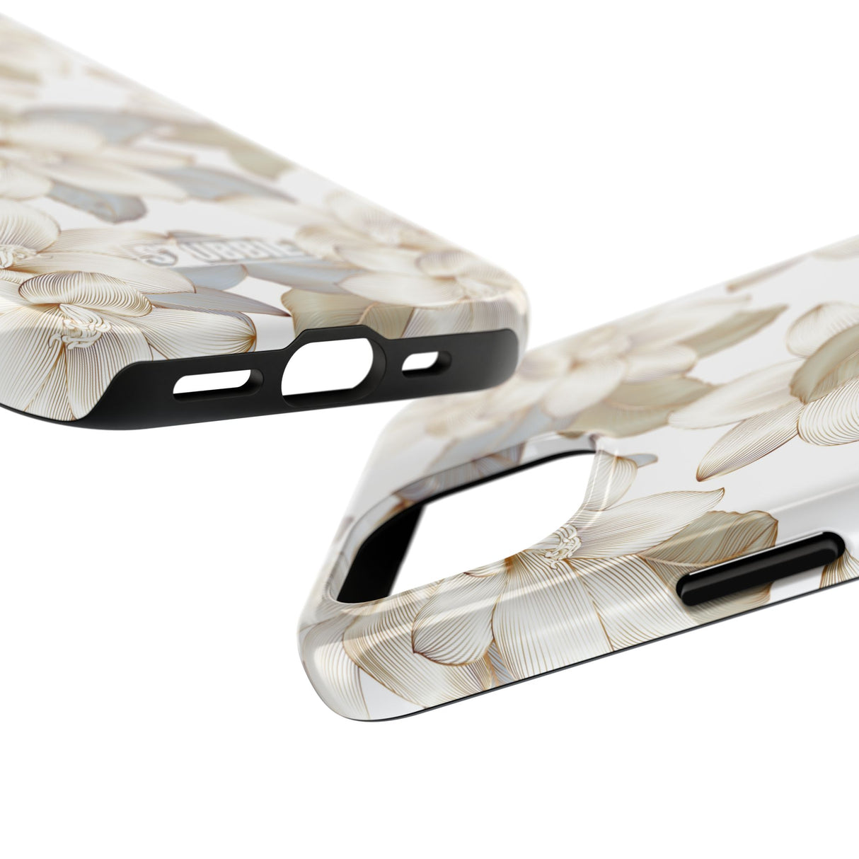 STUBBIE Phone Case for Apple iPhone - White Flowers Phone Case